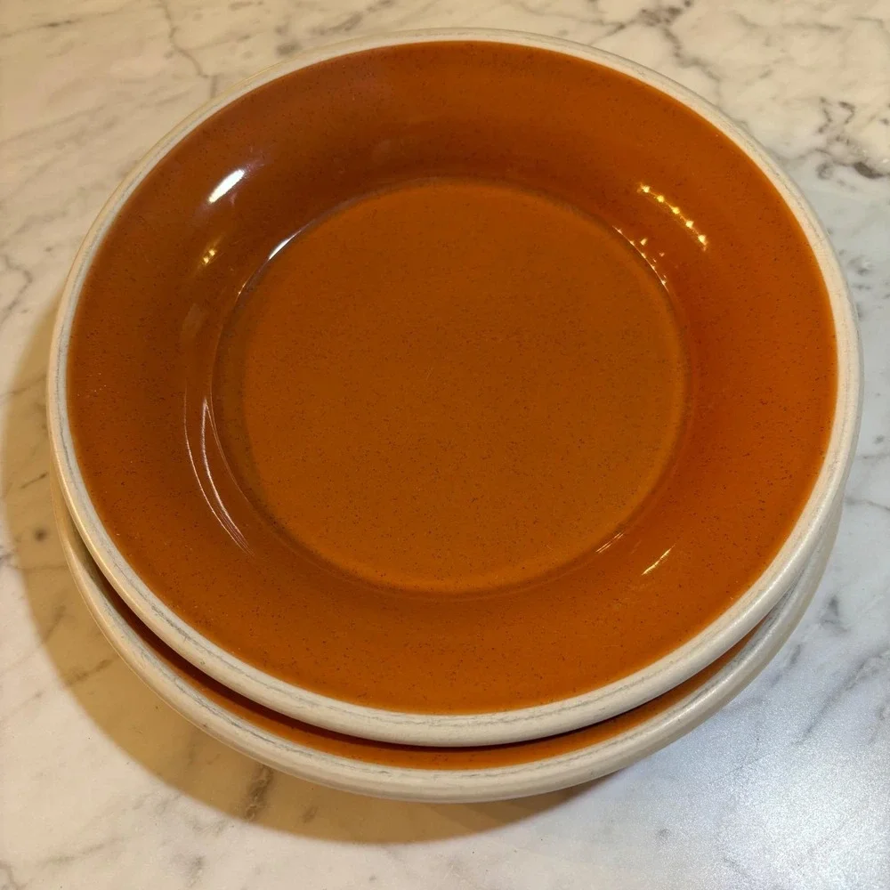 Sonoma Life + Style Mendocino Russet Speckled Stoneware Pasta Bowls Set of 2